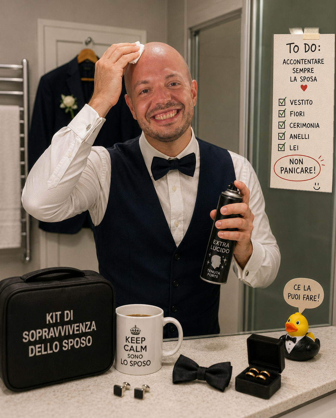 Foto dello sposo